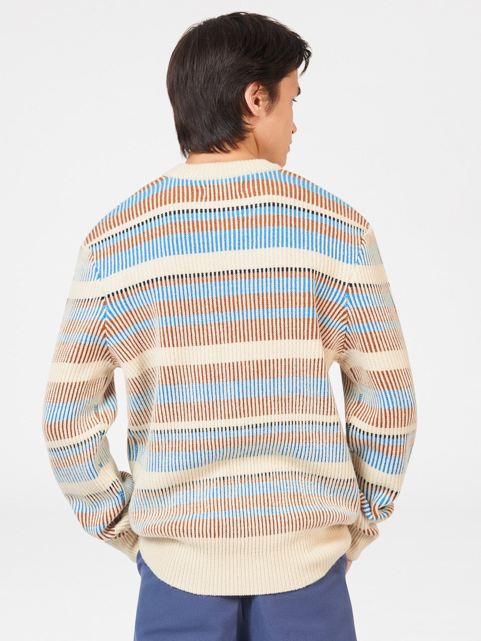 Knitwear Ben Sherman B by Ben Sherman Stripe Blanche | EEF-86711927